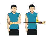 Arm to Side – External Rotation with Band – Left Arm